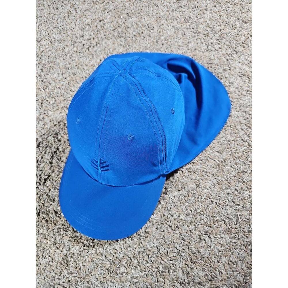 Coolibar Unisex Hat Neck Flap Blue Shade Sun Cap Fishing